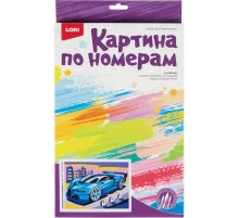 Картина по номерам для малышей Спортивный автомобиль набор Ркн-071