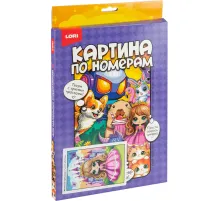 Картина по номерам на холсте 20x30 см Маленькая принцесса Рхд-046