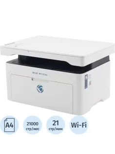 МФУ лазерное BULAT M1121nw ч/б,А4,21 стр/м.600dpi,USB,LAN,Wi-Fi ст.1000 с