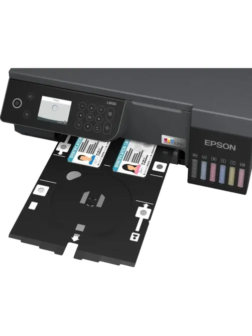 МФУ струйный Epson EcoTank L8100 (C11CK94402/C11CK94503), A4/WiFi/черный
