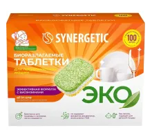 Таблетки для ПММ SYNERGETIC бесфосфатные 100шт/уп