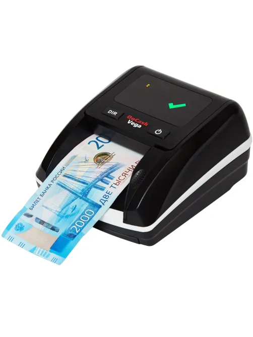 Детектор банкнот (валют) DoCash Vega, автоматический,с аккумулятором,руб