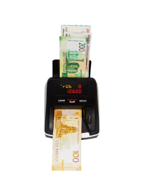 Детектор банкнот (валют) DoCash Golf, автоматический,с аккумулятором,руб
