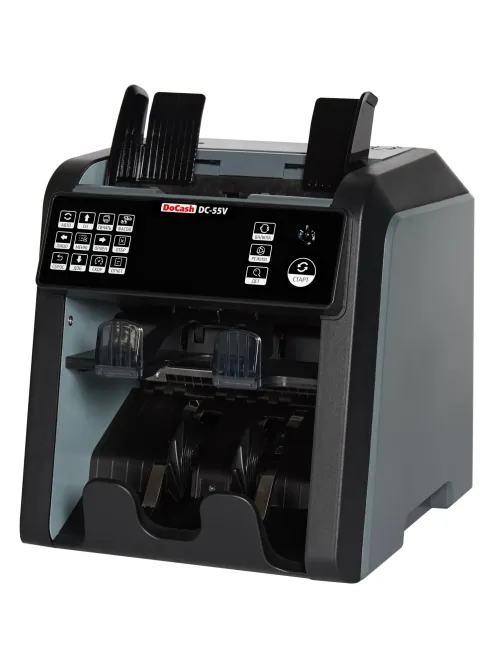 Счетчик банкнот двухкарманный DoCash DC-55V