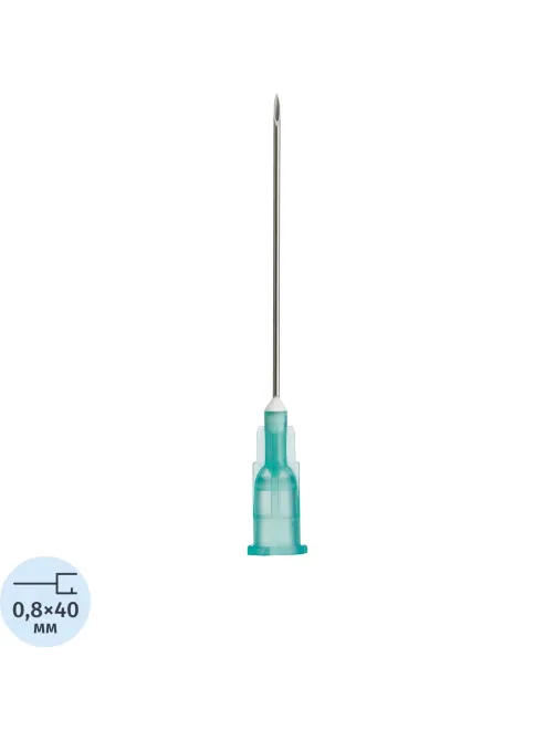 Игла инъекционная 21G (0,8х40 мм), Paramed 100 шт/уп