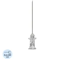 Игла спинальная Quincke 27G(0,40х89мм)с напр.22G(0,71х38мм)Polymed,50шт/уп