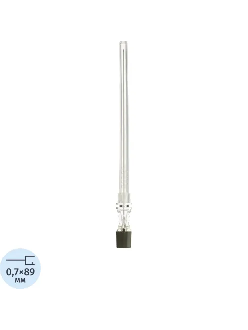 Игла спинальная Quincke 22G(0,70х89мм), Polymed, 50шт/уп