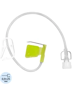 Игла Губера с крыл. и удл., HN 2025 20G (0,9х25 мм) KDL 10шт/уп