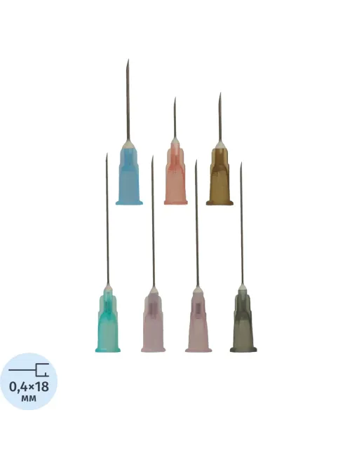 Игла инъекционная 27G (0,4х18 мм) luer Lock KD-Fine 100шт./уп