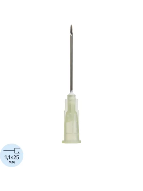 Игла инъекционная 19G (1,1х25 мм), Paramed 100 шт/уп