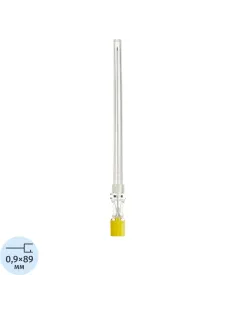 Игла спинальная Quincke 20G(0,90х89мм), Polymed, 50шт/уп