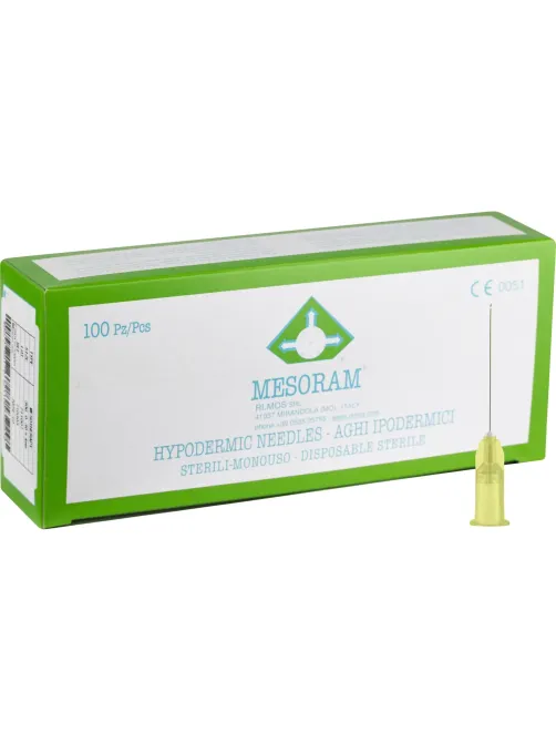Игла для мезотерапии 30 G (0,30x25мм) MESORAM, 100 шт. в уп
