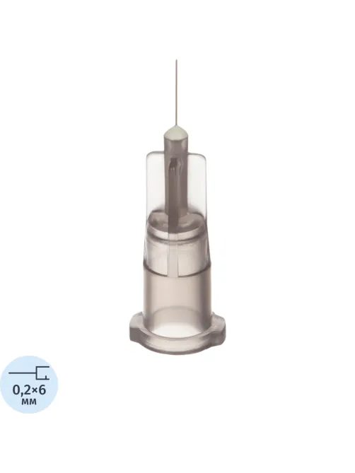 Игла инъекционная (для мезотерапии) 33G (0,2x6мм) Paramed 100 шт/уп