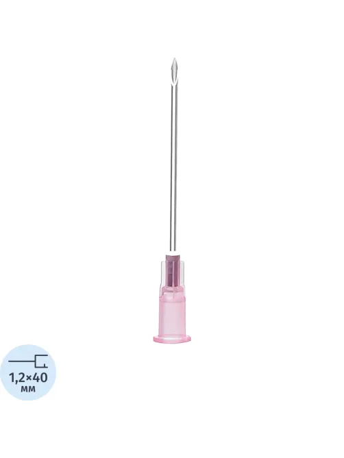 Игла инъекционная 18G (1,2х40 мм) SFM 100шт/уп.