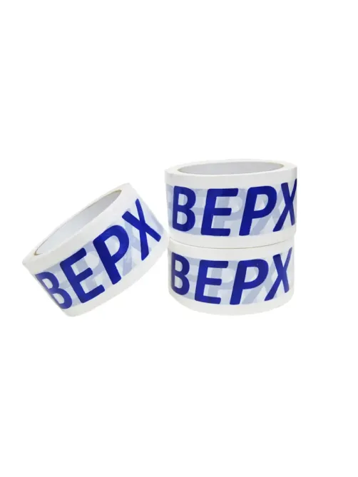 Клейкая лента с логотипом верх 50ммх66м 45мкм