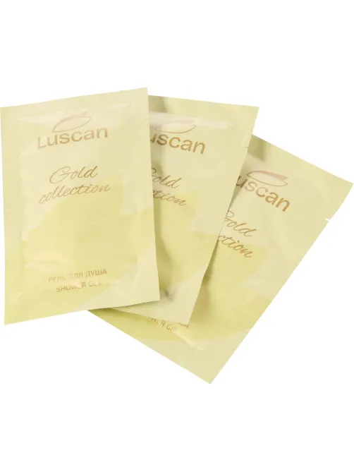 Гель для душа Luscan Gold Collection, саше 10мл,500шт/уп