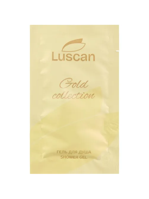 Гель для душа Luscan Gold Collection, саше 10мл,500шт/уп