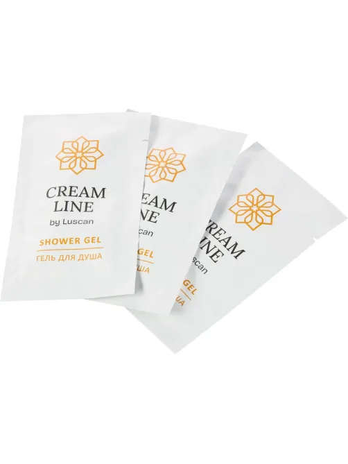 Гель для душа Luscan Cream Line, саше 10мл,500шт/уп