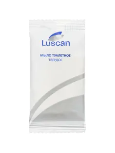 Мыло туалетное Luscan, флоупак 13гр, 500 шт