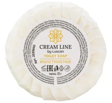 Мыло туалетное Luscan Cream Line,круглое 20гр, 350 шт/уп