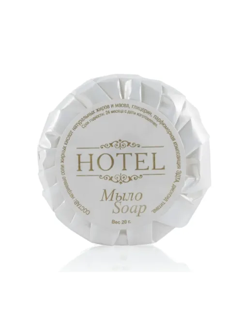 Мыло туалетное HOTEL 20г,гофре,300шт