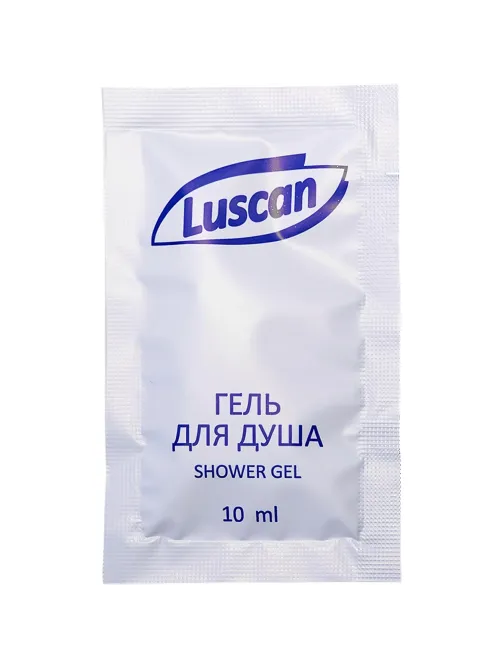 Гель для душа Luscan, саше 10мл, 500 шт