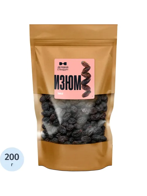 Изюм Деловой Стандарт темный, 200г