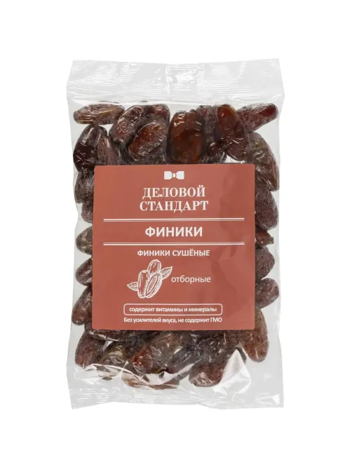 Финики  Деловой Стандарт сушеные с косточкой, 500г