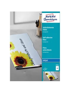 Пленка Avery Zweckform самоклеящаяся, I-J,прозр., А4, 0,17мм, 50 л