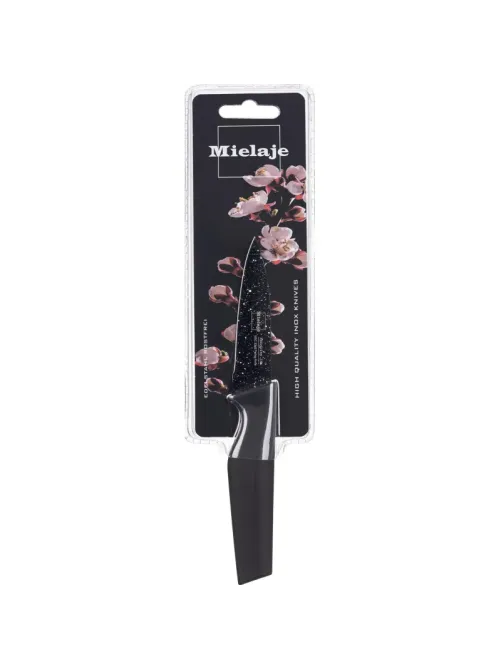 Нож для чистки овощей Santoku 9 см. рукоять Soft Touch, Mielaje 81109
