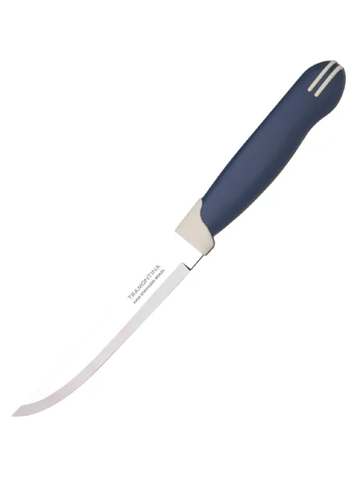 Нож для стейка гладкий Multicolor 12,5 см синий 2 шт/уп