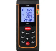 Дальномер лазерный RGK D80 (4610011871832)