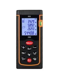 Дальномер лазерный RGK D80 (4610011871832)