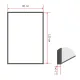 Доска-витрина для информации магн-маркерн Attache Window 90x120, алюм. рама