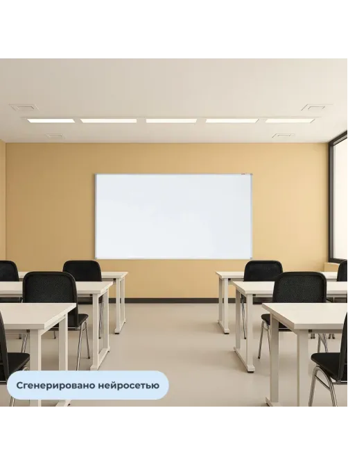 Доска магнитно-маркерная 100х220 см КОМУС в алюм. проф., лак