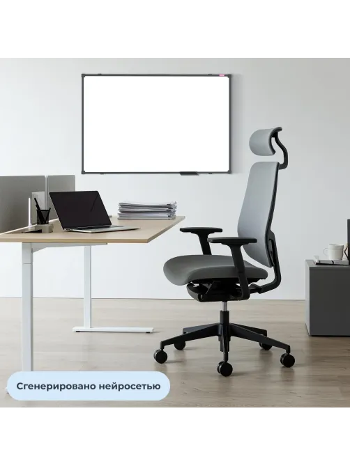 Доска магнитно-маркерная 60х90 Attache BlackFrame черная рама