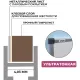 Доска магнитно-маркерная Attache 60х90 см алюм. профиль черн.угл