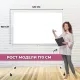 Доска магнитно-маркерная поворотная Attache Twist 100х120см