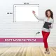 Доска магнитно-маркерная Attache 60х90 см алюм. профиль черн.угл