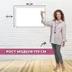 Доска магнитно-маркерная Attache Classic 60х90см (BW-PL69) ПВХ профиль