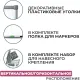 Доска магнитно-маркерная с линовкой Attache Line КЛЕТКА 60х90 лак ал. рама