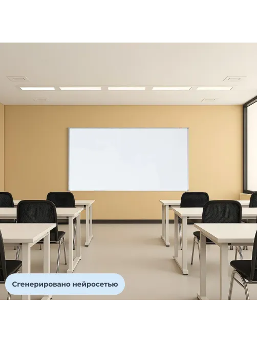 Доска магнитно-маркерная 100х240 см КОМУС в алюм. проф., лак
