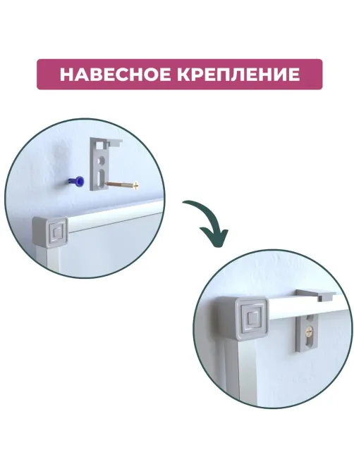 Доска магнитно-маркерная 100х200см, в алюминиевой раме, лак
