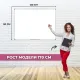 Доска магнитно-маркерная Attache 90х120 см алюм.проф.,черн.угл
