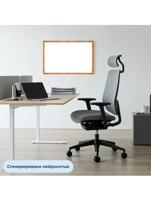 Доска магнитно-маркерная 30х45 Attache Wood дерев.рама