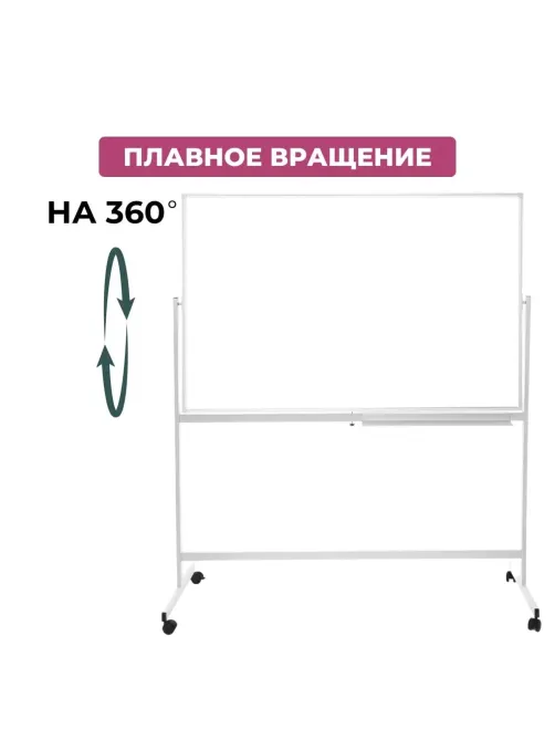 Доска магнитно-маркерная поворотная Attache Twist 100х120см