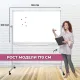 Доска магнитно-маркерная Attache Twist 100х120 лак вращ., на роликах Россия