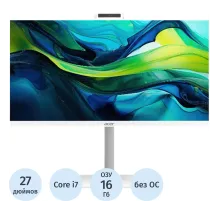 Моноблок Acer Aspire (DQ.BNRCD.002)27/FHD/i7-1355U/16Gb/SSD512Gb/noOS/KBM
