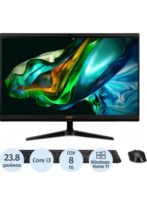 Моноблок Acer Aspire (DQ.BKLCD.009)23.8/FHD/i3-1315u/8GB/SSD512/W11H/KBM