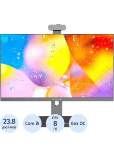 Моноблок Rikor AIO G3 B01T23.8(КДБА.466256.003)i5- 12400/8Gb/512Gb/NoOS/KBM